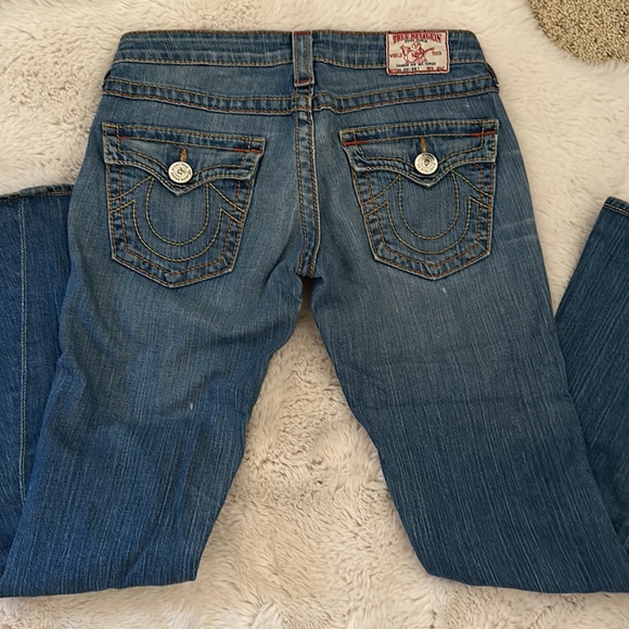 AUTHENTIC TRUE RELIGION LIGHT DENIM JEANS - Picture 6 of 9